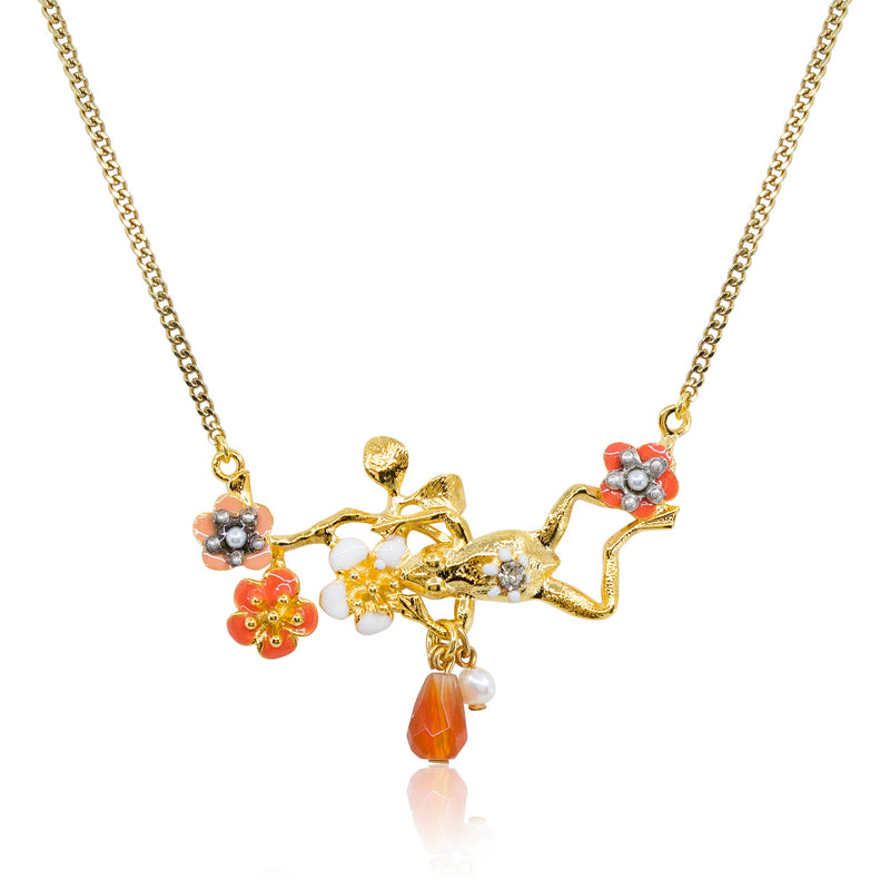 Hanging Pearl Frog Necklace – Park City Jewelers